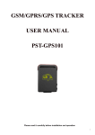 GSM/GPRS/GPS TRACKER USER MANUAL PST