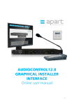 AUDIOCONTROL12.8 GRAPHICAL INSTALLER INTERFACE