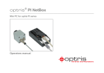 Operators manual optris PI NetBox - E2013-01-A