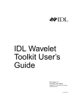 IDL Wavelet Toolkit User's Guide