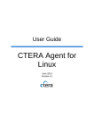 CTERA Agent User Guide for Linux