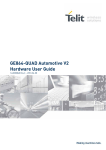 GE864 Harware User Guide