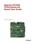 Xilinx UG334 Spartan-3A/3AN FPGA Starter Kit Board User Guide