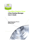 ForceWare Graphics Driver nView Desktop Manager User's Guide