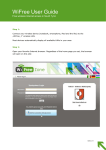 WiFree User Guide