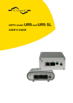 UMTS router UR5and UR5 SL USER'S GUIDE