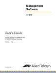 User's Guide - Allied Telesis