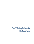 Palm Desktop Software for Mac User's Guide
