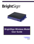 BrightSign Wireless Model User Guide