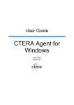CTERA Agent User Guide for Windows