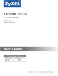 LTE3301 Series User's Guide