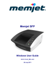 Memjet SFP Windows User Guide
