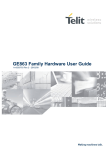GE863 Family Hardware User Guide