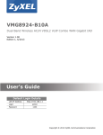 VMG8924-B10A User's Guide