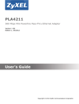 PLA4211 User's Guide - Server 2