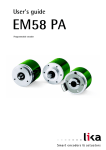 EM58 PA Analogue User's guide in English
