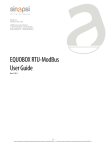 EQUOBOX RTU User Guide EQUOBOX RTU-ModBus