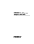 HSPICE Simulation and Analysis User Guide