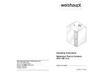 Operating instructions Weishaupt Thermo Condens WTC-OW 15-A
