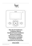 Manuale di Installazione Installation Manual Handbuch für den