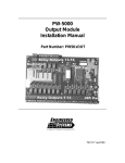 PW-5000 Output Module Installation Manual