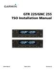 GTR 225/GNC 255 TSO Installation Manual