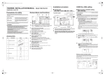 INSTALLATION MANUAL Model:TCB-PCUC1E