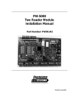 PW-5000 Two Reader Module Installation Manual