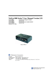 NetEye1000 Series® User Manual Version 2.51