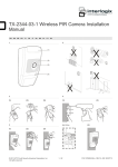 TX-2344-03-1 Wireless PIR Camera Installation Manual