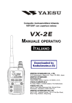 Yaesu VX-2 user manual italiano