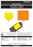 User's Manual - Spencer Italia S.r.l.