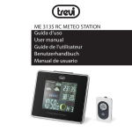 ME 3135 RC METEO STATION Guida d'uso User manual Guide de l