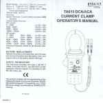 TA015 2000 A Current Clamp User's Guide