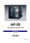 AP-55 Disc Printer Loader System User Manual Rev