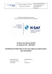 Product User Manual (PUM) for product H14 – SM-DAS