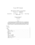 Project FET Profundis Minimization Module: User Manual Version