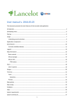 User manual v. 2014.03.25 - Lancelot