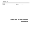 R380sc WAP Terminal Simulator User Manual