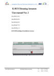 K-BUS Dimming Actuators User manual-Ver. 2