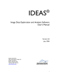 Image Data Exploration and Analysis Software User's Manual