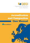 Accreditation and Designation User Manual