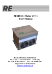 3FBD DC Motor Drive User Manual