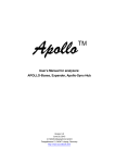 User's Manual for analyzers: APOLLO