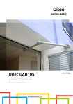 Ditec DAB105 User manual