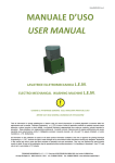 MANUALE D'USO USER MANUAL MANUALE D'USO USER