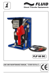 Mobile diesel fuel distributor FLP 60-12V/24V