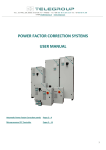 POWER FACTOR CORRECTION SYSTEMS USER MANUAL