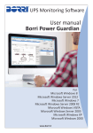 User manual Borri Power Guardian