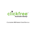 CLICKFREE HD SERIES USER MANUAL - Gatti